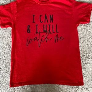 Costum shirt “I can and I will watch me”